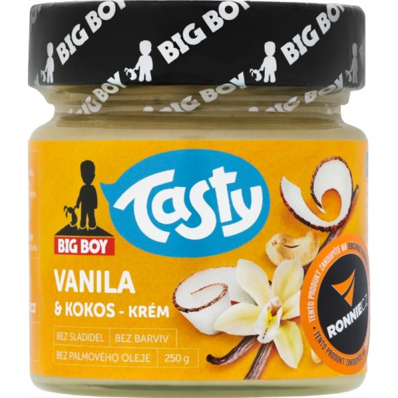 Big Boy Kešu krém Tasty Vanila & kokos 250 g