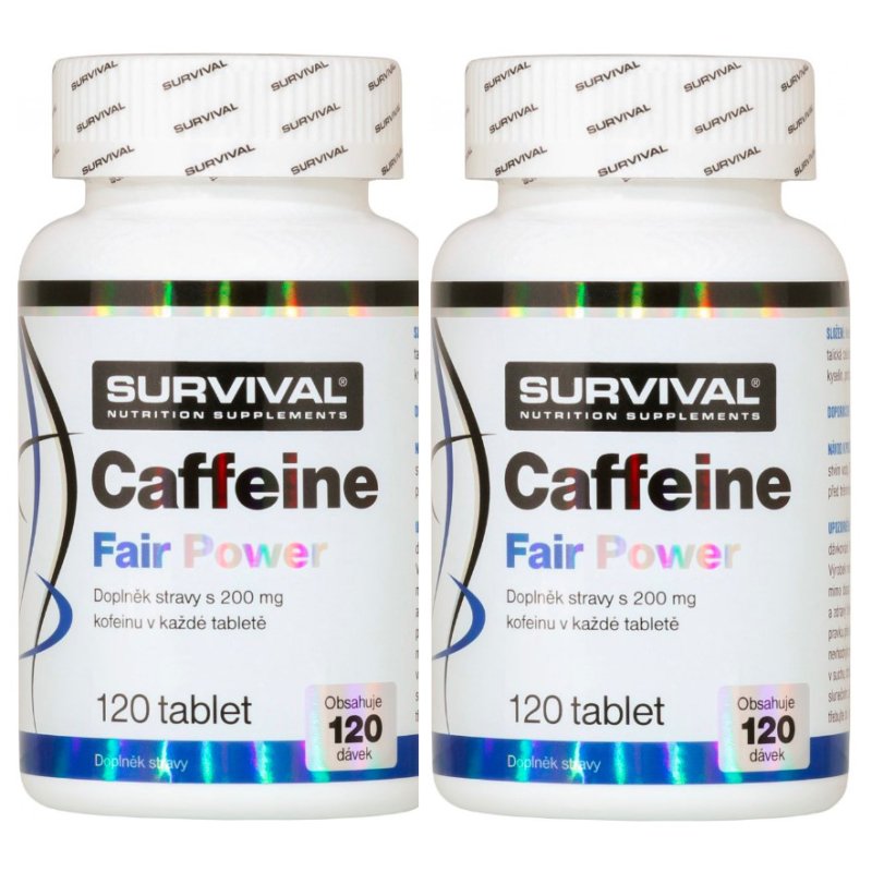 Survival Caffeine Fair Power 120 tbl - AKCE 1+1