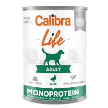 Calibra Dog Life konz. Adult Duck with rice 400 g