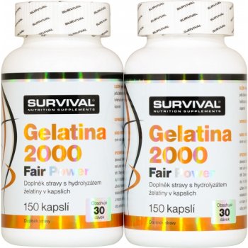 Survival VAZY A KLOUBY Gelatina 2000 Fair Power 150 cps - AKCE 1+1