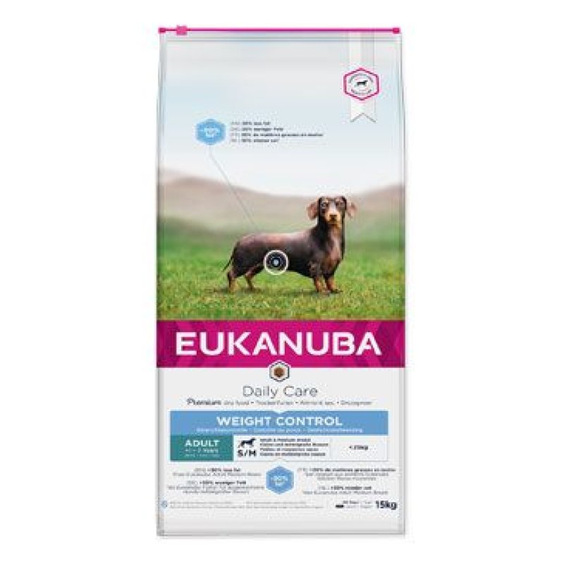 Eukanuba Dog Adult Medium Weight Control 15 kg