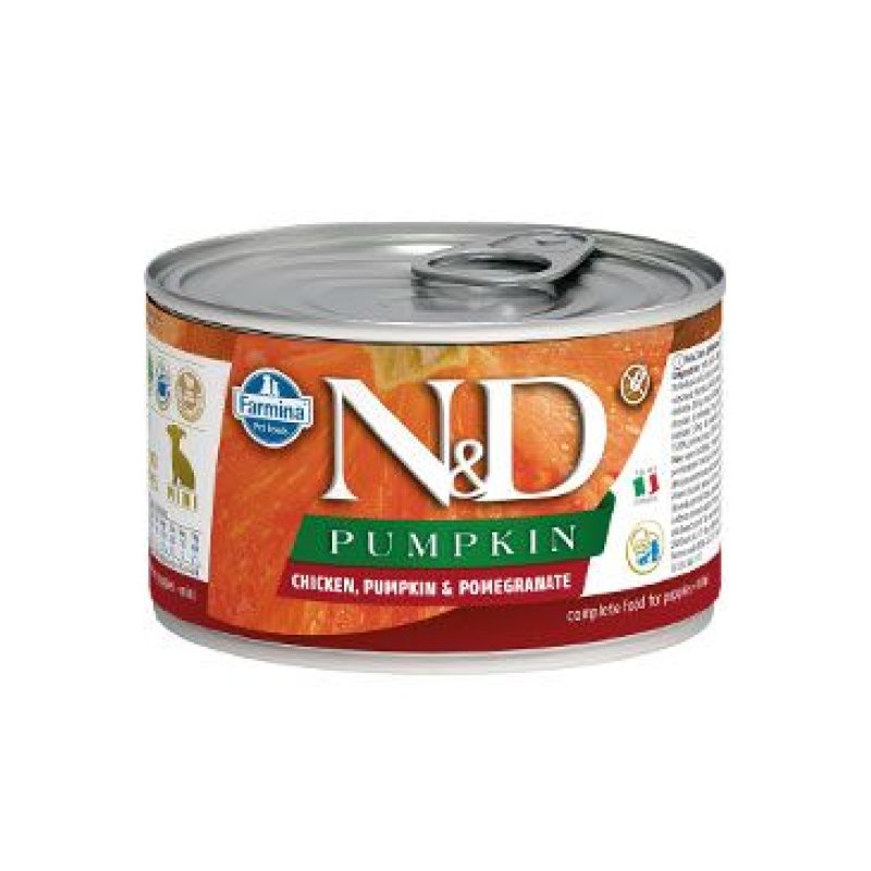 N&D DOG PUMPKIN Puppy Chicken & Pomegranate Mini 140 g