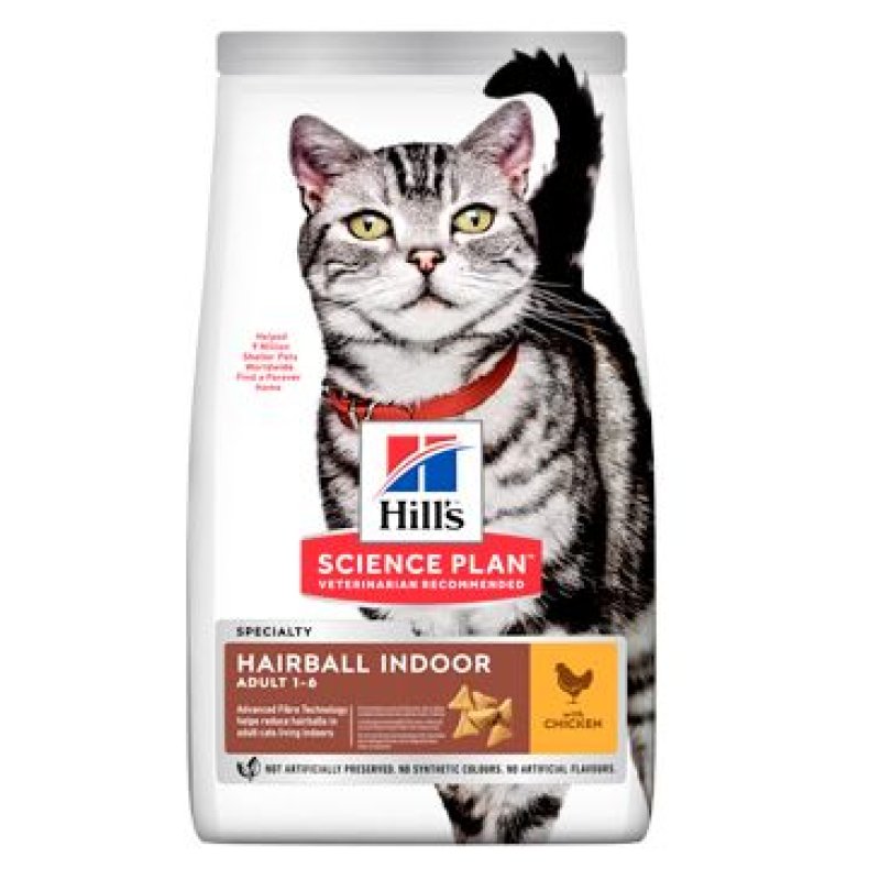 Hill's Fel. SP Adult Hairball Indoor Cat Chicken 300 g