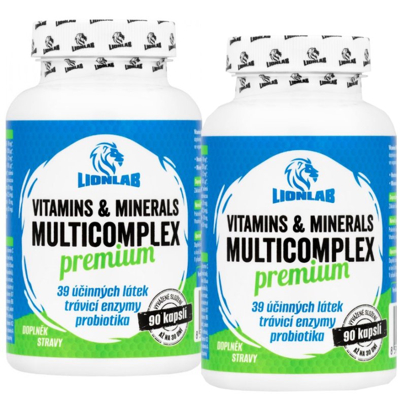 Lionlab Vitamins & Minerals Premium Multicomplex 2 x 90 cps