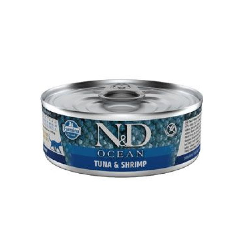 N&D CAT OCEAN Adult Tuna & Shrimps 80 g