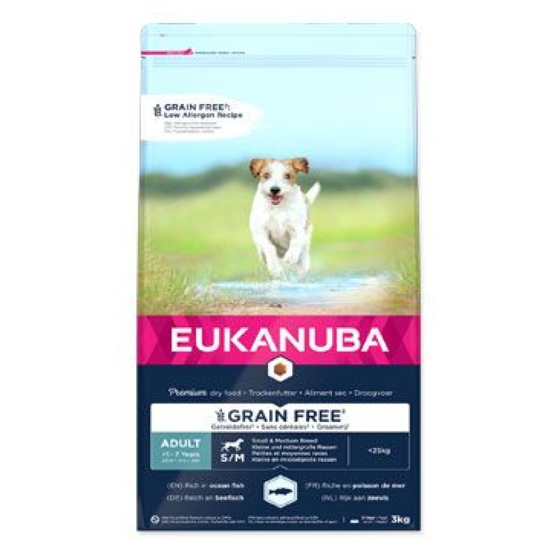 Eukanuba Dog Adult Small & Medium Grain Free 3 kg