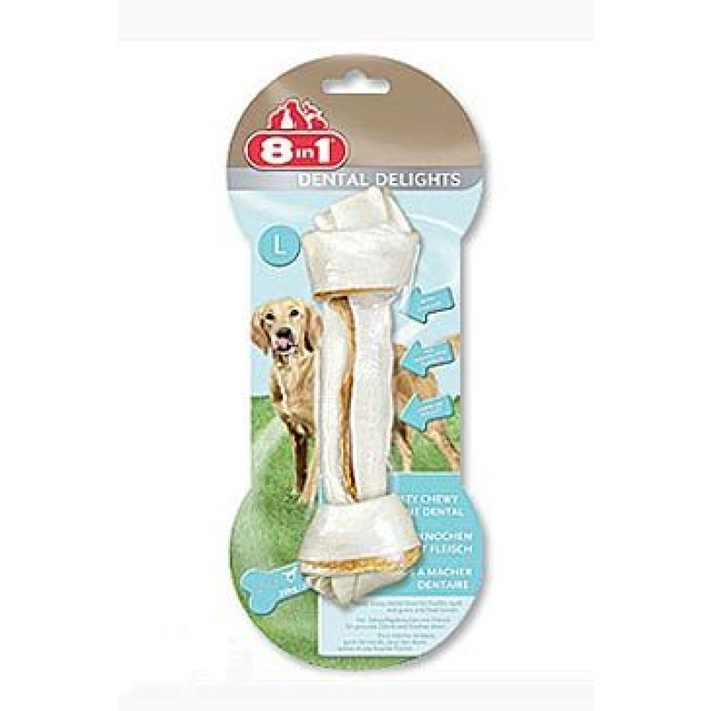 Pochoutka 8in1 Dental Delights Bone L