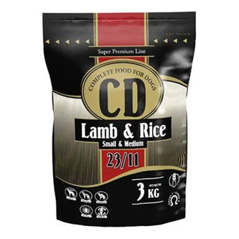 Delikan Dog CD Lamb and Rice Small&Medium 3 kg