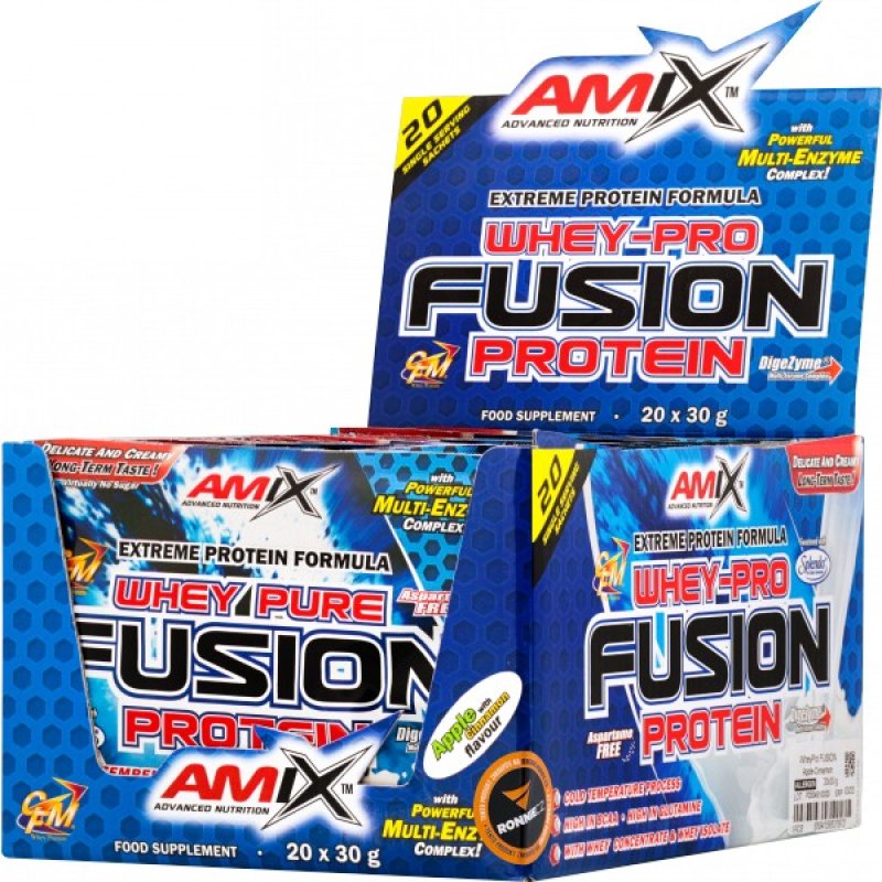 Amix Whey-Pro Fusion Protein - 20x 30 g, banán