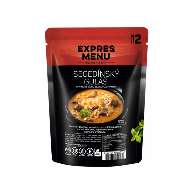 EXPRES MENU Segedínský guláš 600 g (2 porce)