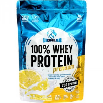 Lionlab 100 % Whey Protein - 750 g, citronové osvěžení