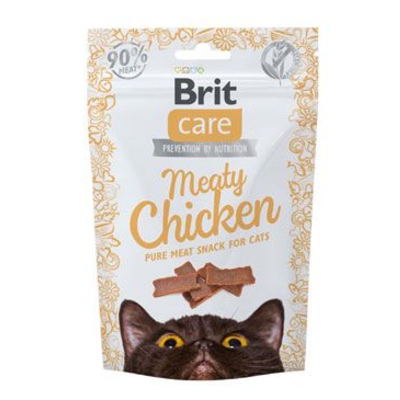 Brit Care Cat Snack Meaty Chicken 50 g