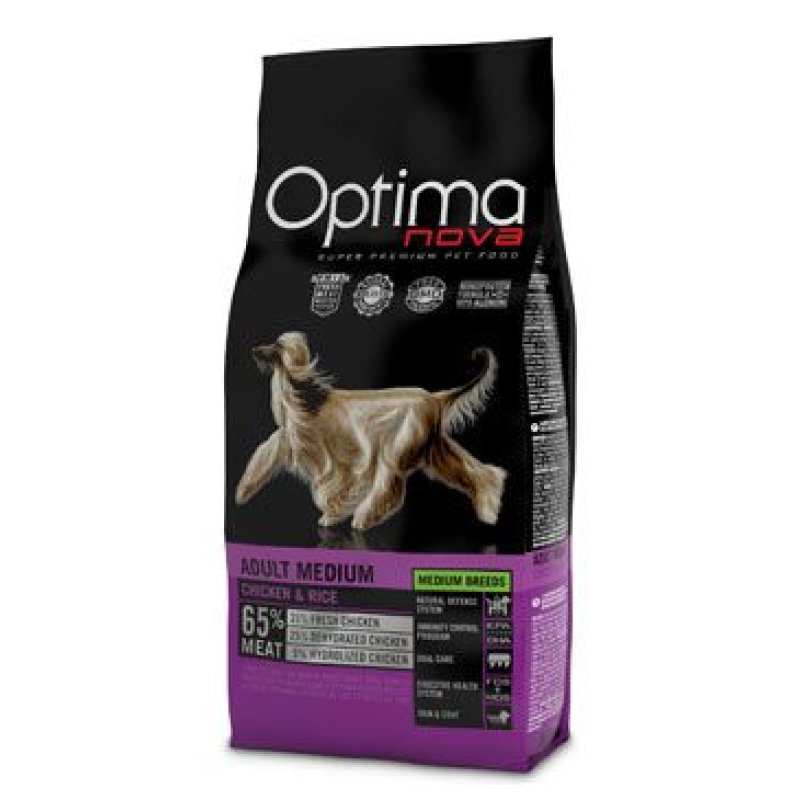 Optima Nova Dog Adult medium 12 kg