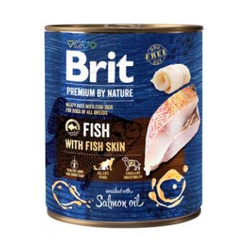 Brit Premium Dog by Nature  konz Fish & Fish Skin 800 g