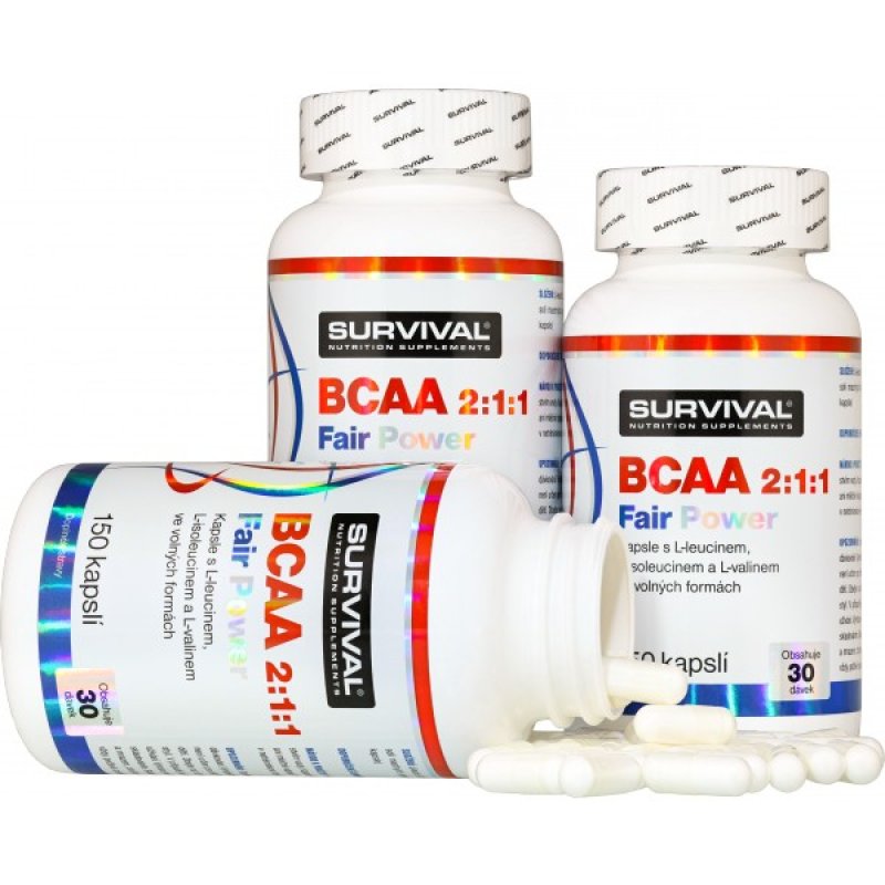 Survival BCAA 2:1:1 Fair Power 150 cps - AKCE 2+1 ZDARMA