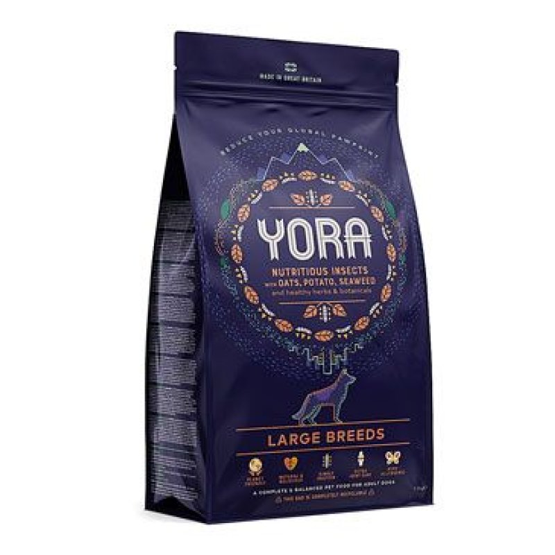 YORA Dog Adult granule z hmyzu Large Breed 1,5 kg