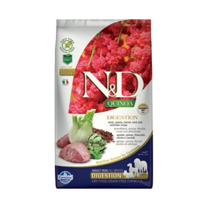 N&D Quinoa DOG Digestion Lamb & Fennel 2,5 kg