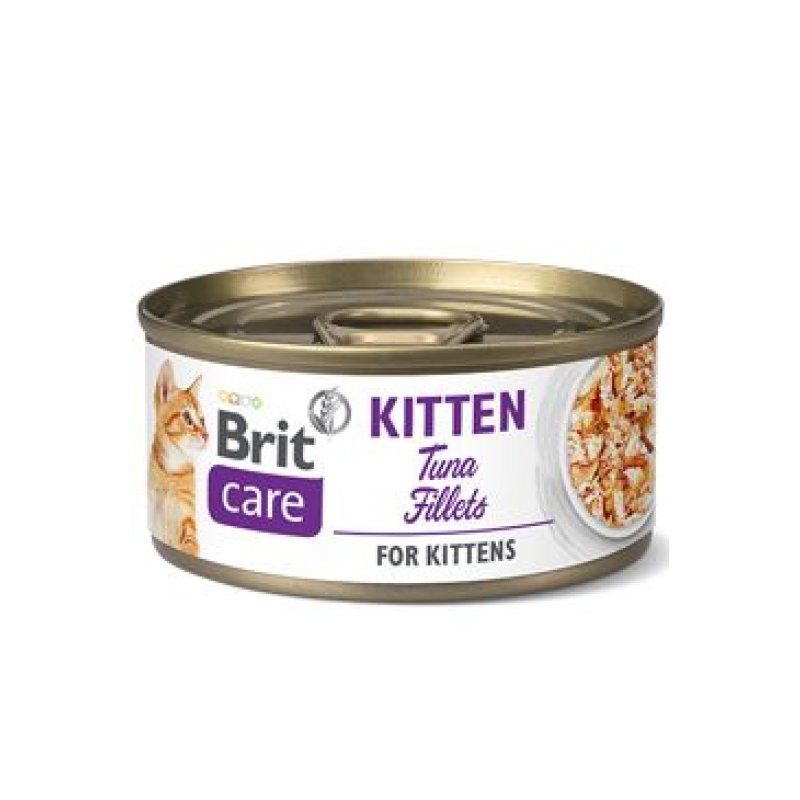 Brit Care Cat konz Fillets Kitten Tuna 70 g