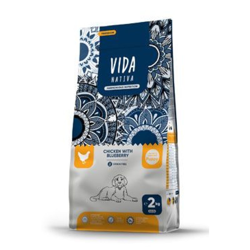 Kraftia VIDA NATIVA DOG Puppy M/L Chicken 2 kg