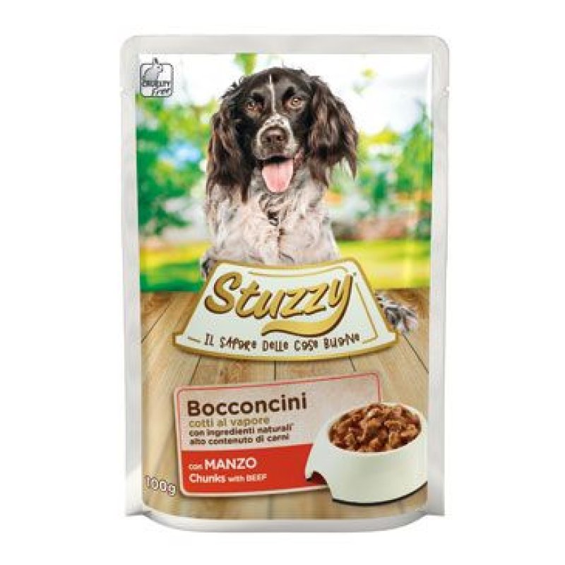 Stuzzy Dog kapsa Adult kousky hovězího 100 g