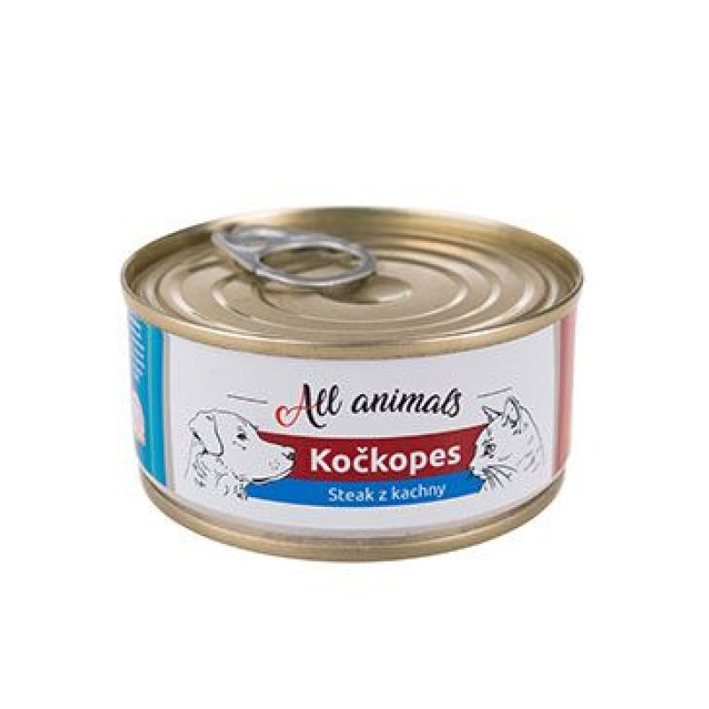 All Animals kočkopes Steak z kachny 100 g