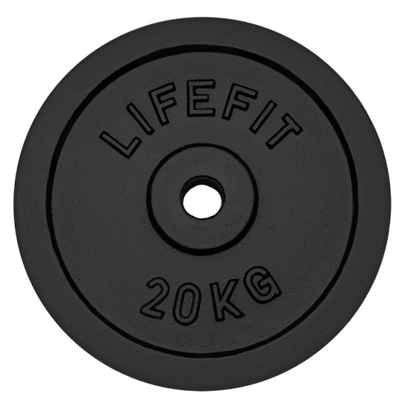 Kotouč LIFEFIT® 20kg, kovový, pro 30mm tyč