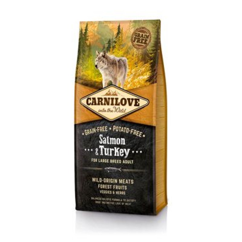 Carnilove Dog Salmon & Turkey for LB Adult 12 kg