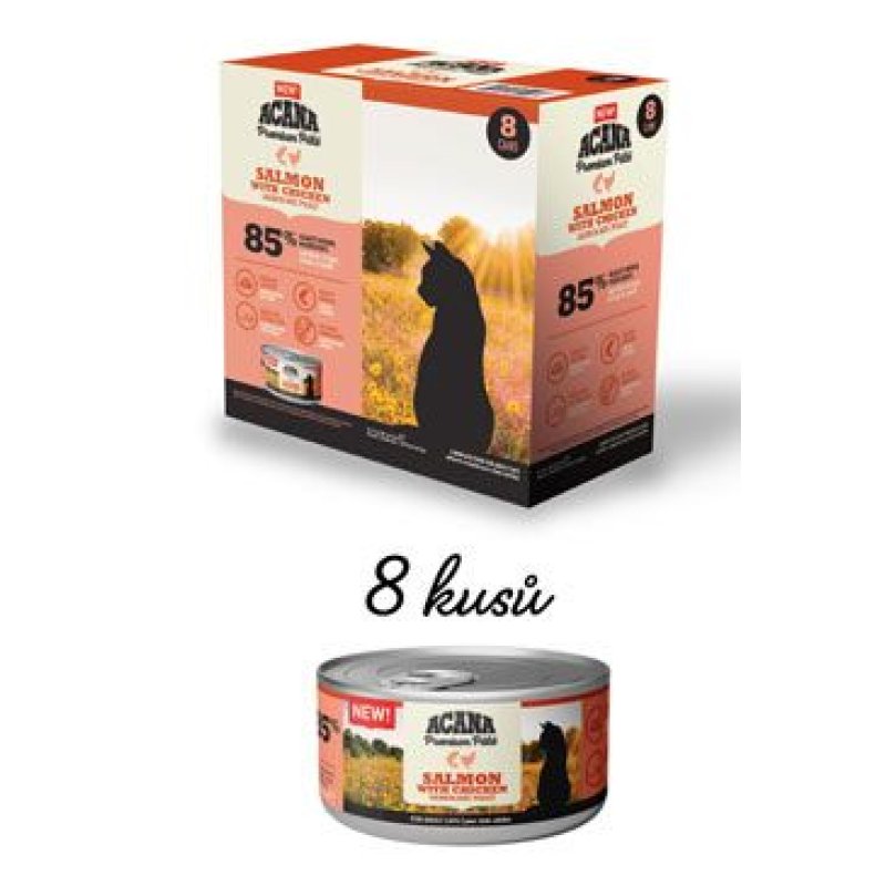 Acana Cat Paté Salmon & Chicken 8 x 85 g