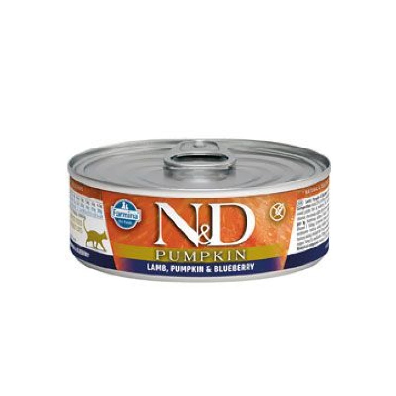 N&D CAT PUMPKIN Adult Lamb & Blueberry 80 g