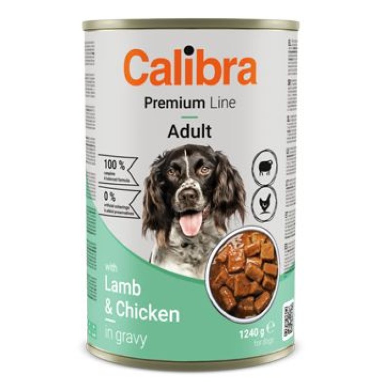 Calibra Dog Premium konz. with Lamb&Chicken 1240 g