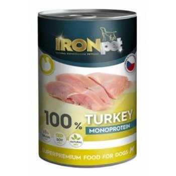 IRONpet Dog Turkey konzerva 400 g