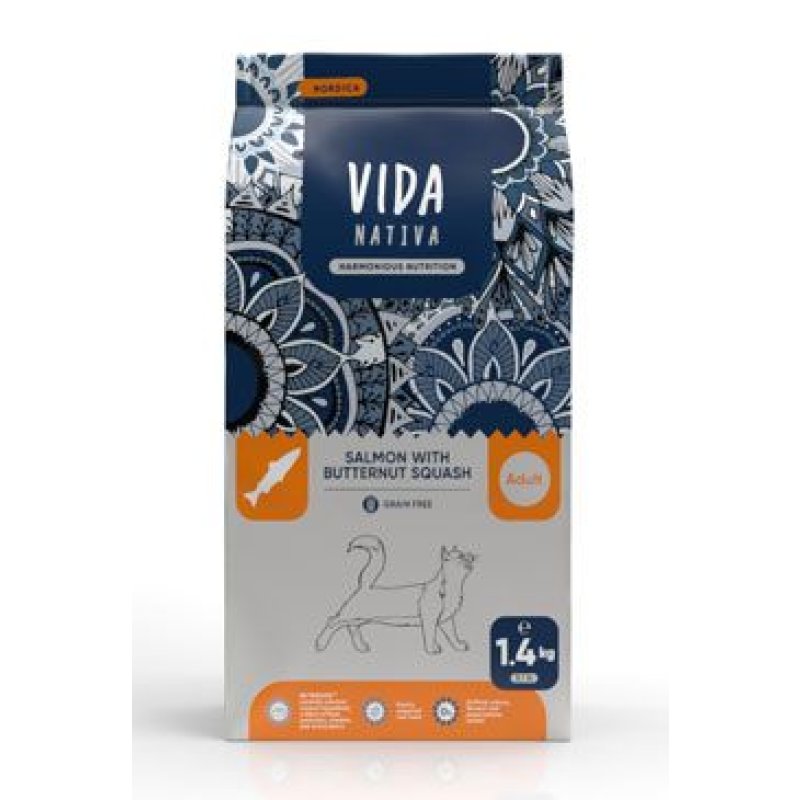 Kraftia VIDA NATIVA CAT Adult Ster. Nordic Salmon 1,4 kg