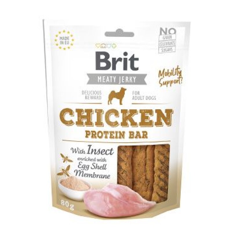 Brit Jerky Chicken with Insect Protein Bar 80 g