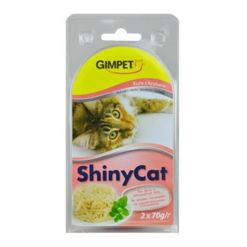 Gimpet ShinyCat  kuře/krab 2 x 70 g