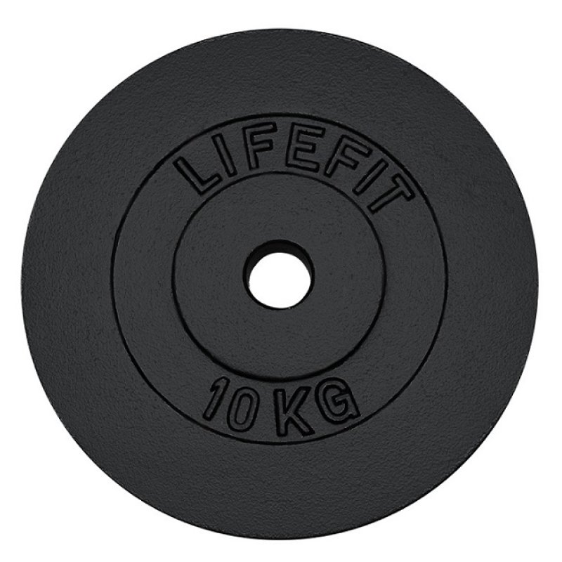 Kotouč LIFEFIT® 10kg, kovový, pro 30mm tyč