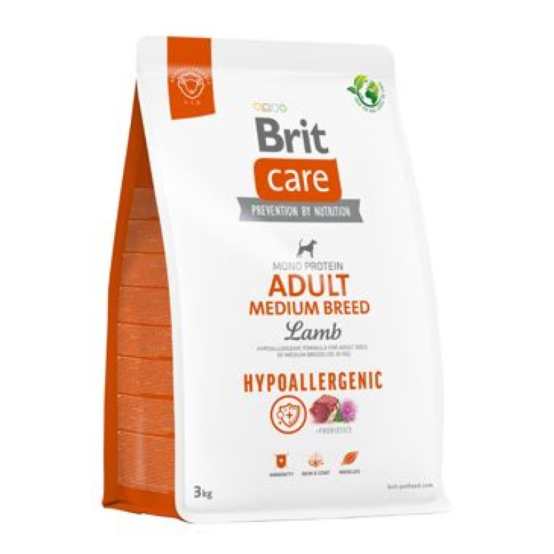 Brit Care Dog Hypoallergenic Adult Medium Breed 3 kg