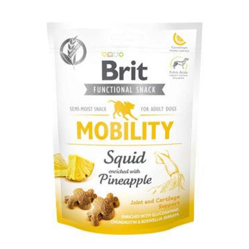 Brit Care Dog Functional Snack Mobility Squid 150 g