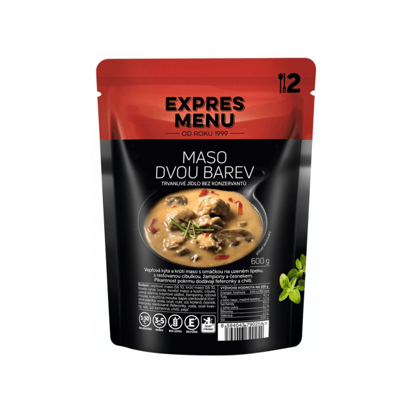 EXPRES MENU Maso dvou barev 600 g (2 porce)