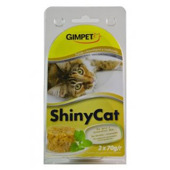 Gimpet ShinyCat tuňak/krev/maltóza 2 x 70 g