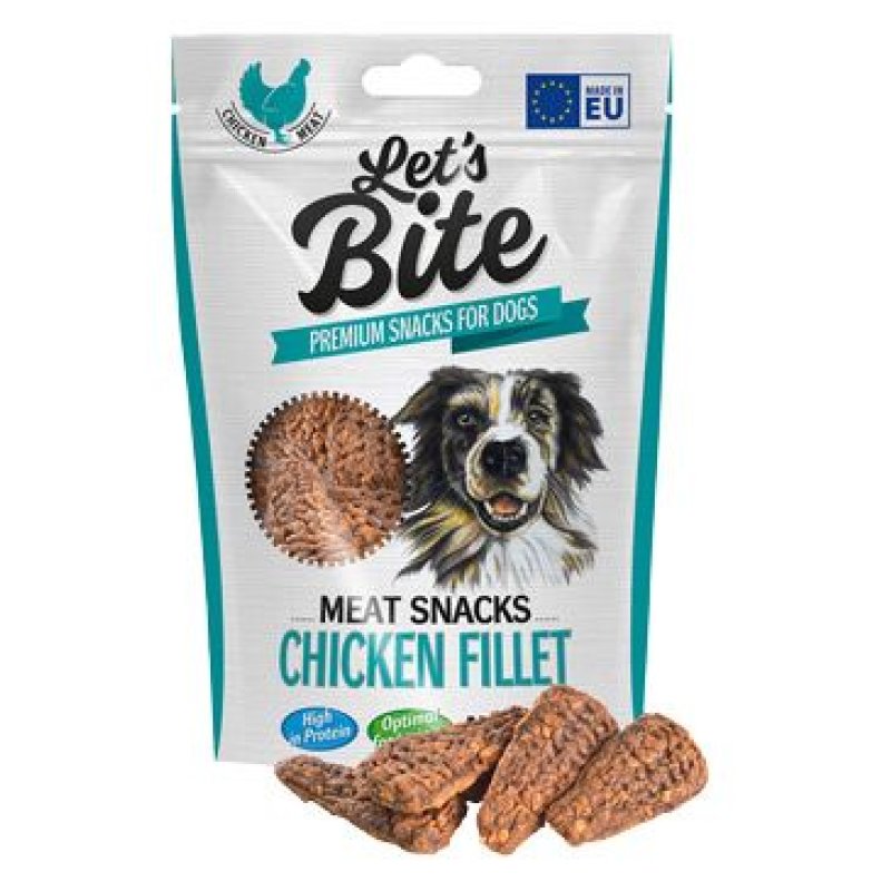 Brit Let's Bite Meat Snacks Chicken Fillet 80 g