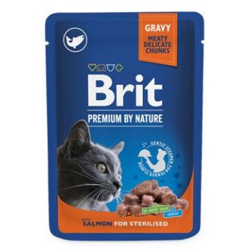 Brit Premium Cat kapsa Salmon for Sterilised 100 g