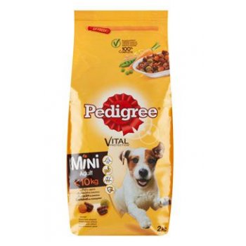 Pedigree Dry Mini s kuřecím a zeleninou 2 kg