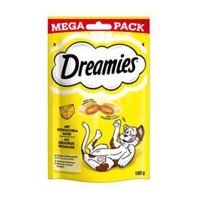 Dreamies kočka pochoutka Mega Pack se sýrem 180 g