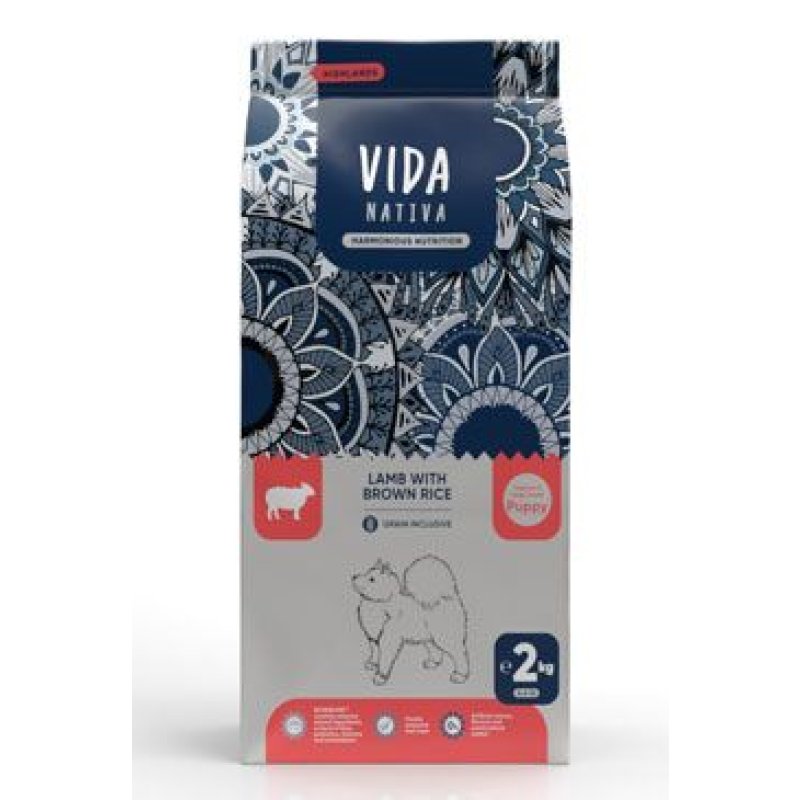 Kraftia VIDA NATIVA DOG Puppy S Lamb & Rice 2 kg