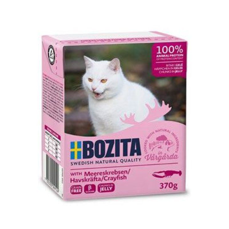 Bozita Cat kousky v želé s račím masem TP 370 g