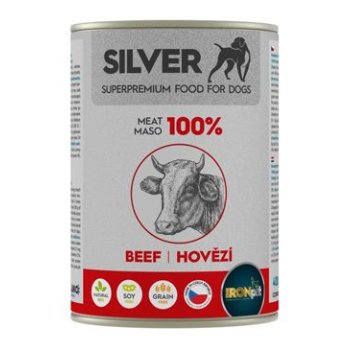 IRONpet Silver Dog Beef konzerva 400 g