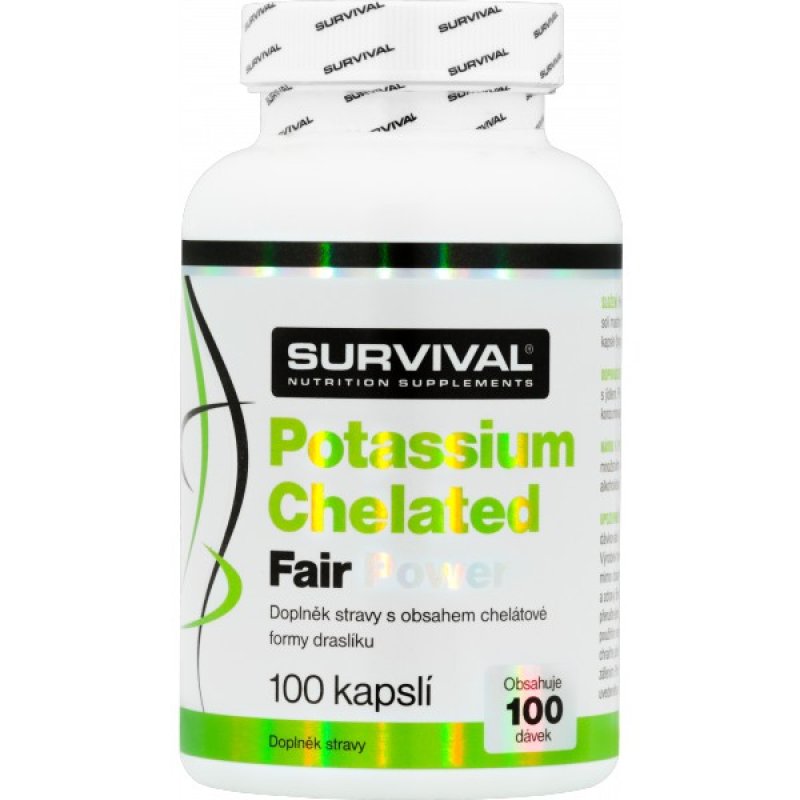 Survival Draslík • Potassium Chelated Fair Power 100 cps