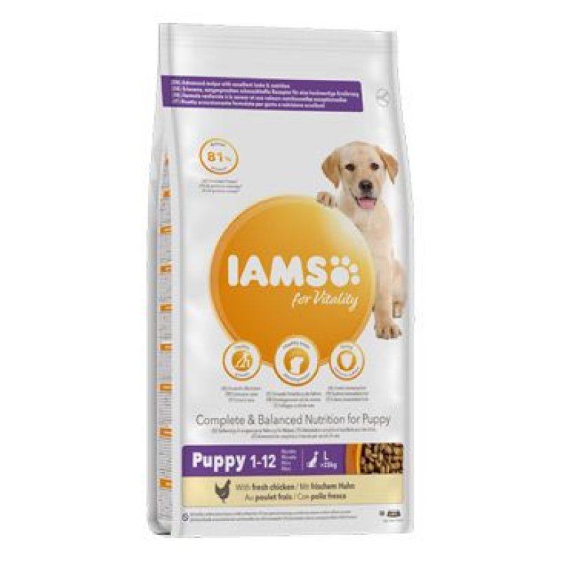 Iams Dog Puppy Large Chicken 3 kg