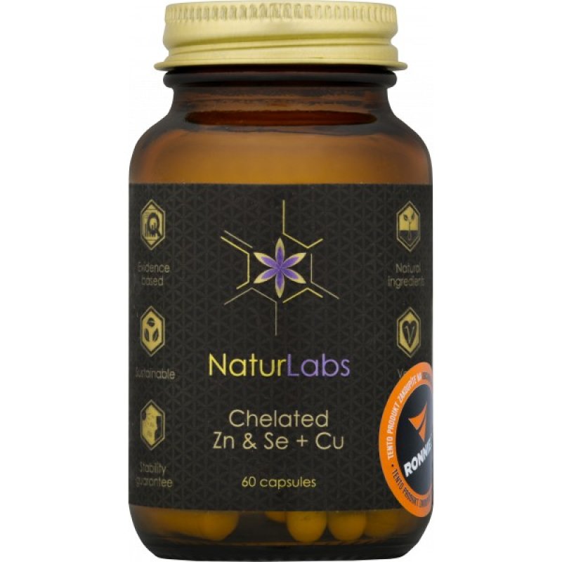 NaturLabs Chelated Zn & Se + Cu - 60 cps