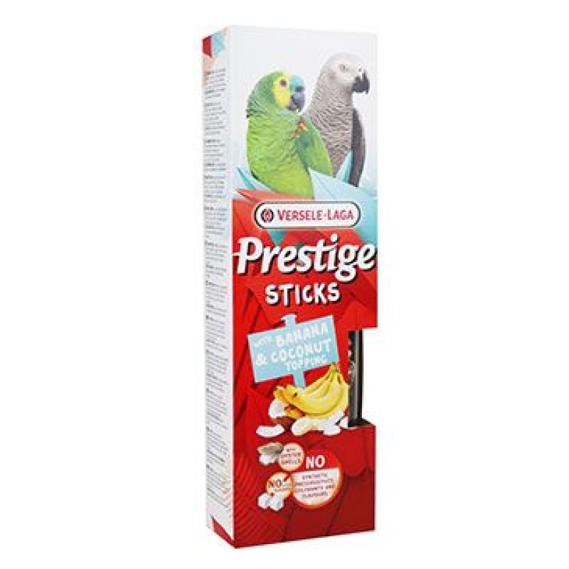 VL Prestige Sticks pro velké papoušky Ban.&Cocon. 2x70g